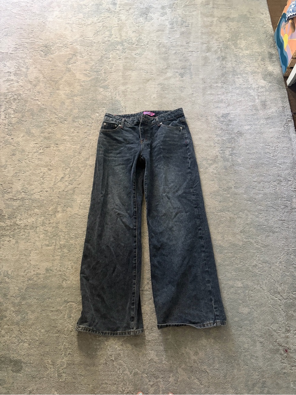 Edikted Black Wide-Leg Jeans